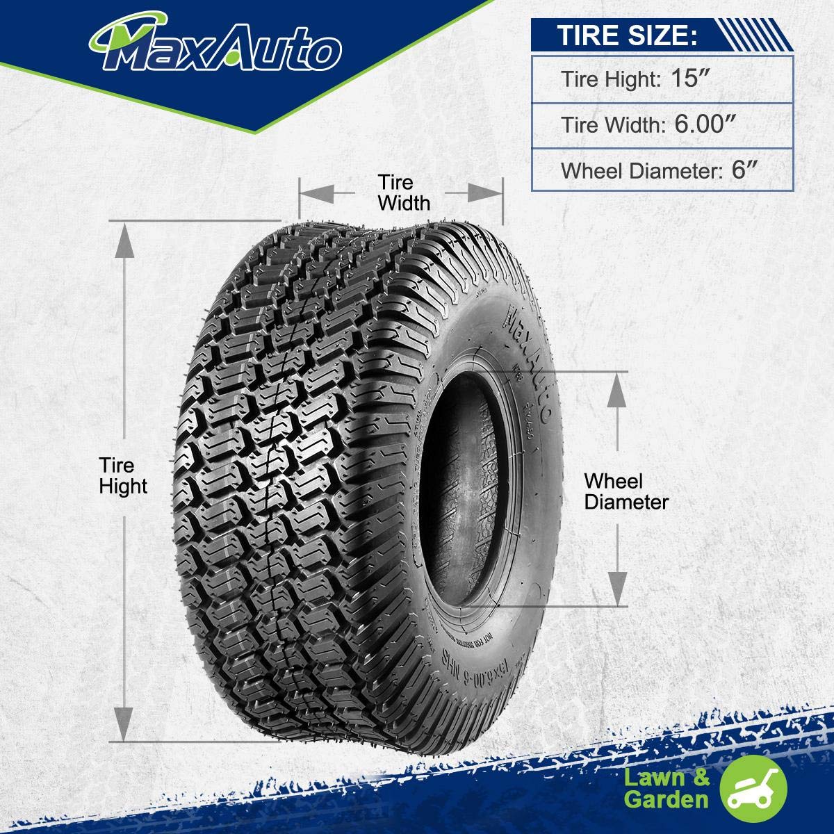 MaxAuto bead and rim seating detail, helps safe tubeless mounting and installation