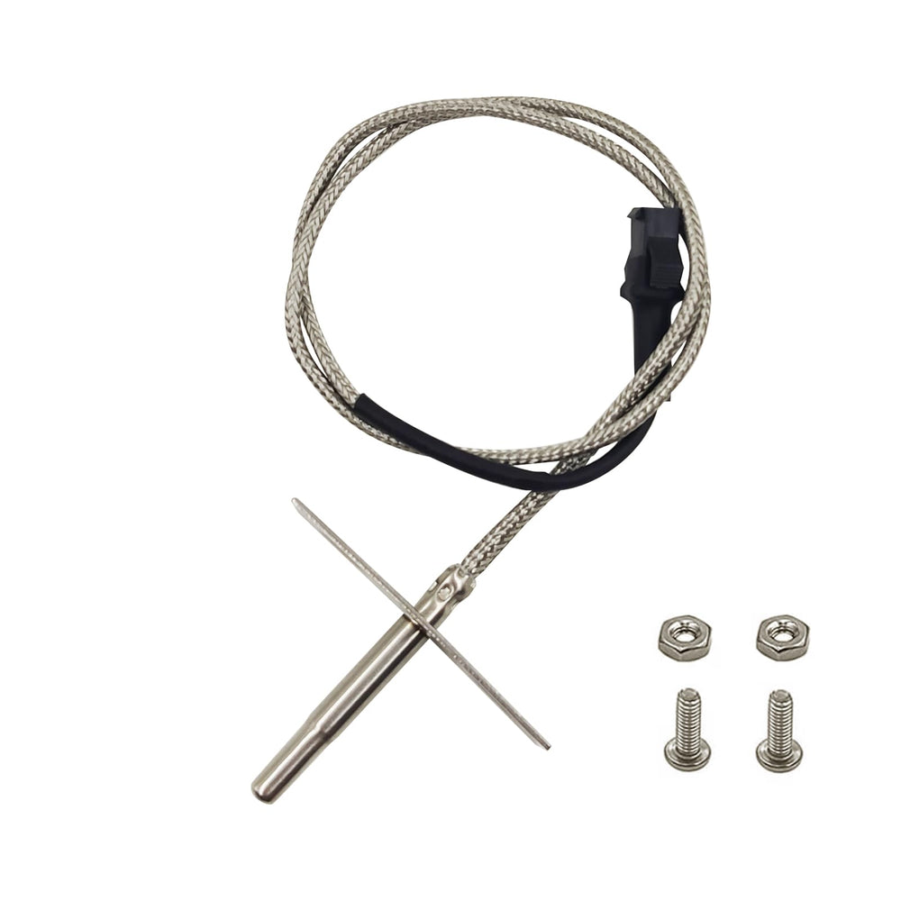 Meatender front view of RTD probe showing stainless steel sheath for precise temperature readings