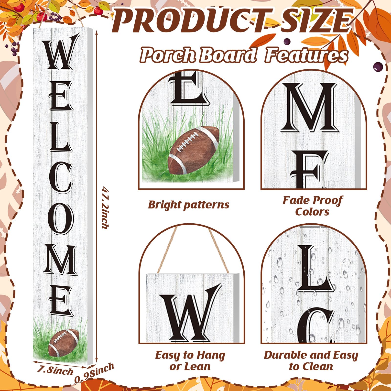 Memorywuu included installation hardware and rope for easy hanging and quick setup