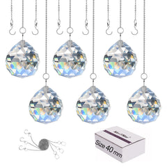 MerryNine front packaging showing crystal suncatcher set and benefits