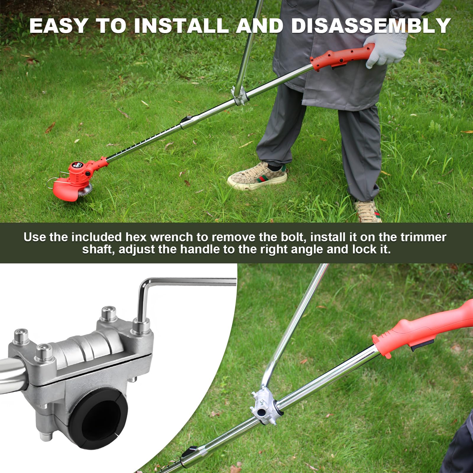 Meyoppm lifestyle shot of gardening use enhancing user efficiency