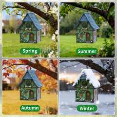 MINWOLF side angle showing 1.5-inch entrance hole for small birds and access control
