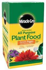 Miracle-Gro front packaging showing 3 lb container and benefits