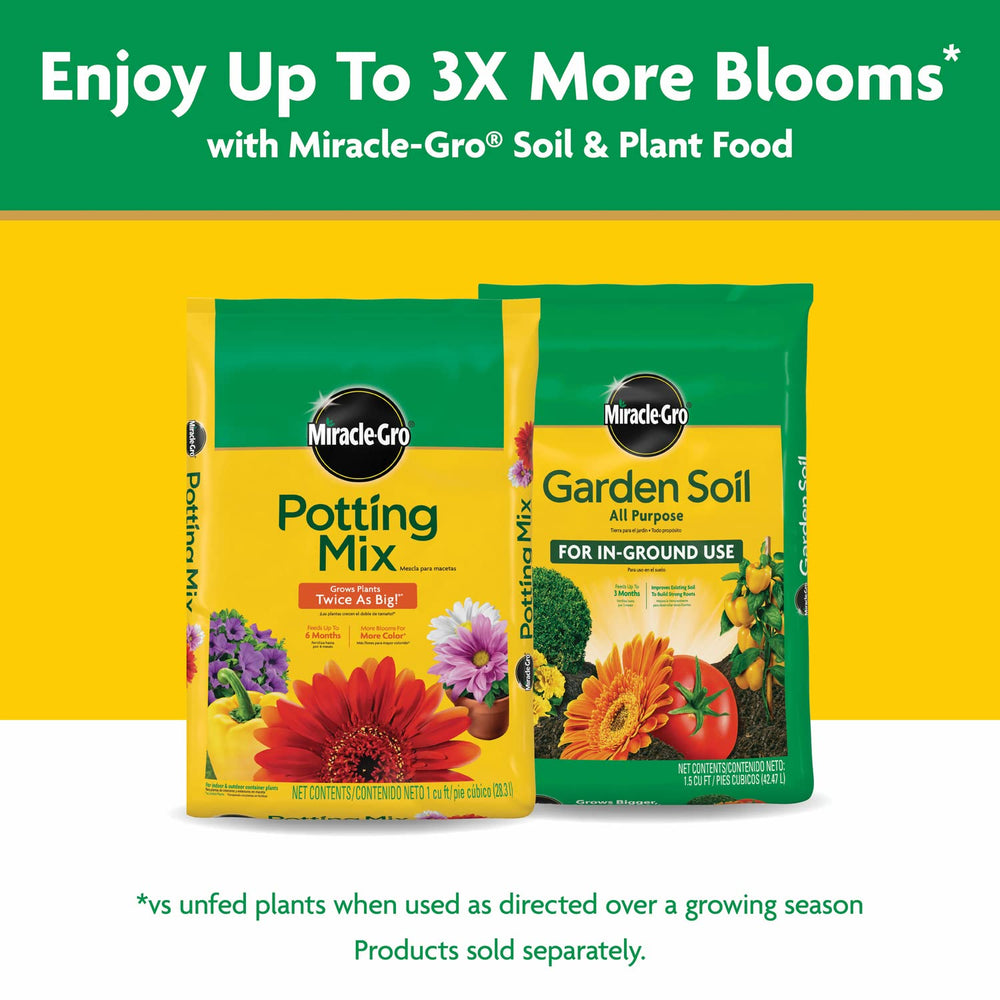 Miracle-Gro feeding indoor houseplants improving foliage vigor