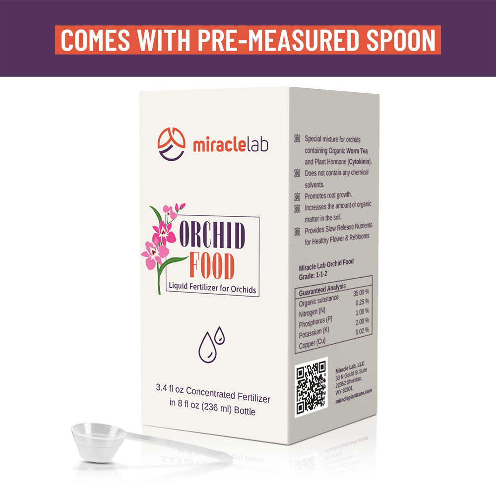 Miracle Lab used near indoor orchid demonstrating odorless, safe application