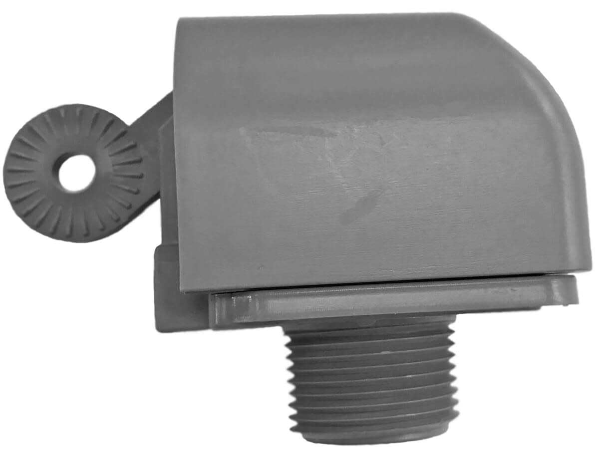 Miraco A521 front view showing two ports and gray rubber for reliable flow