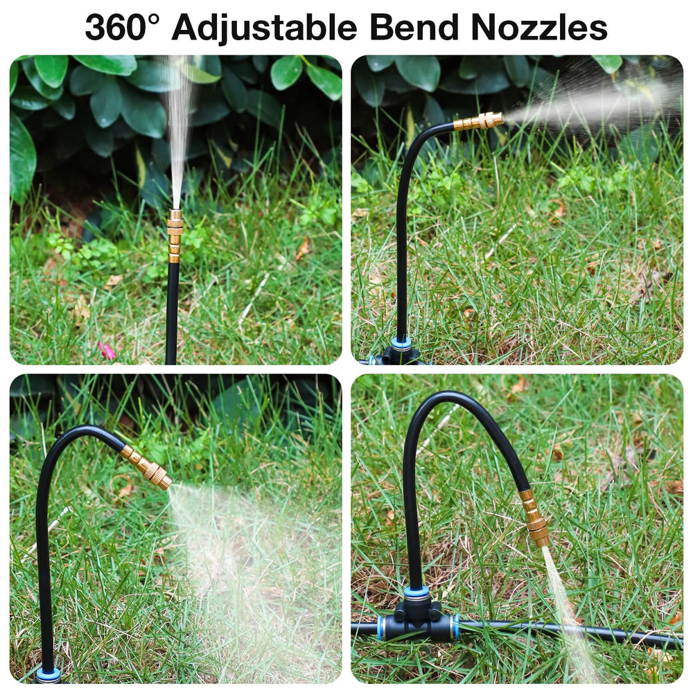 MIXC copper adjustable nozzle close-up showing durable spray control