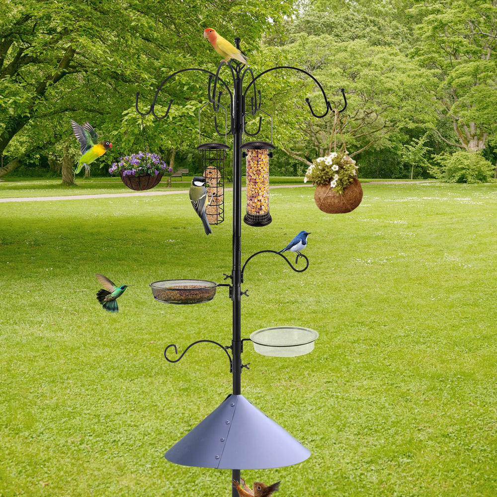 MIXXIDEA round mesh seed feeder close-up showing durable mesh design