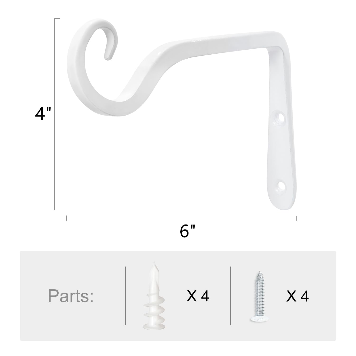 Mkono hanger next to ruler showing 6-inch size and scale benefit