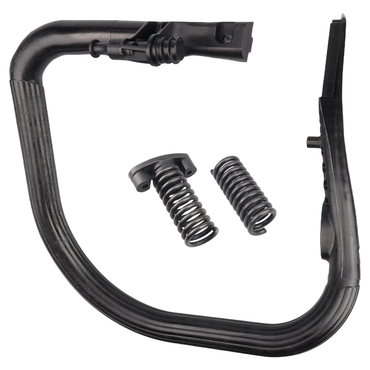 Mliong handle front view showing mounting points and improved control