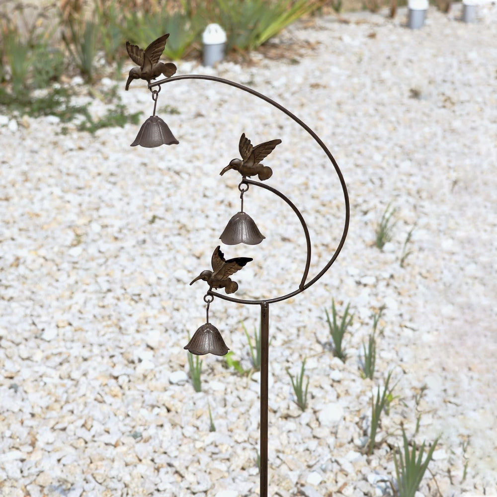 MNRYLKB displayed on patio among plants, creates welcoming outdoor atmosphere