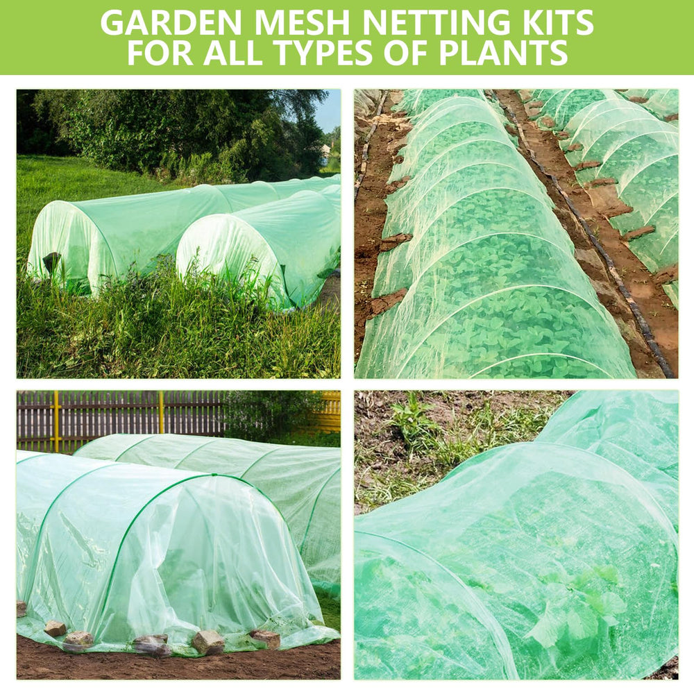 Monirsen kit size shown next to garden tools for quick scale and fit planning