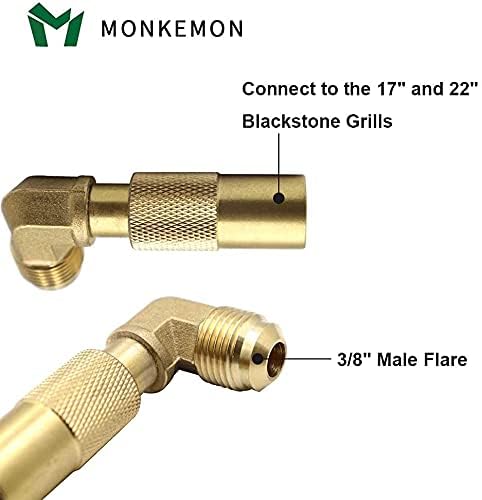MONKEMON hose next to ruler to show 10ft scale for placement planning