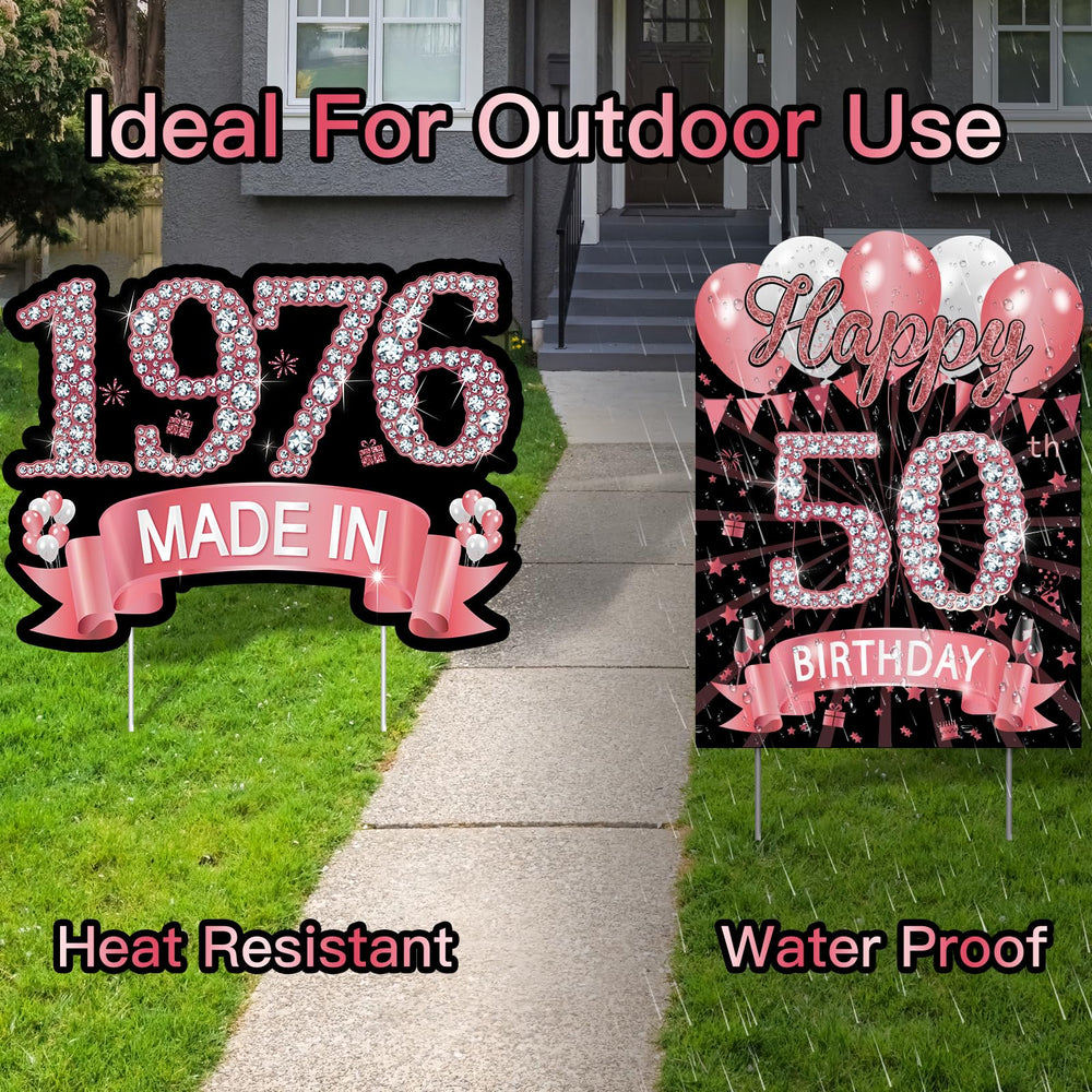 MOORAY wooden stakes inserted into sign holes for fast installation