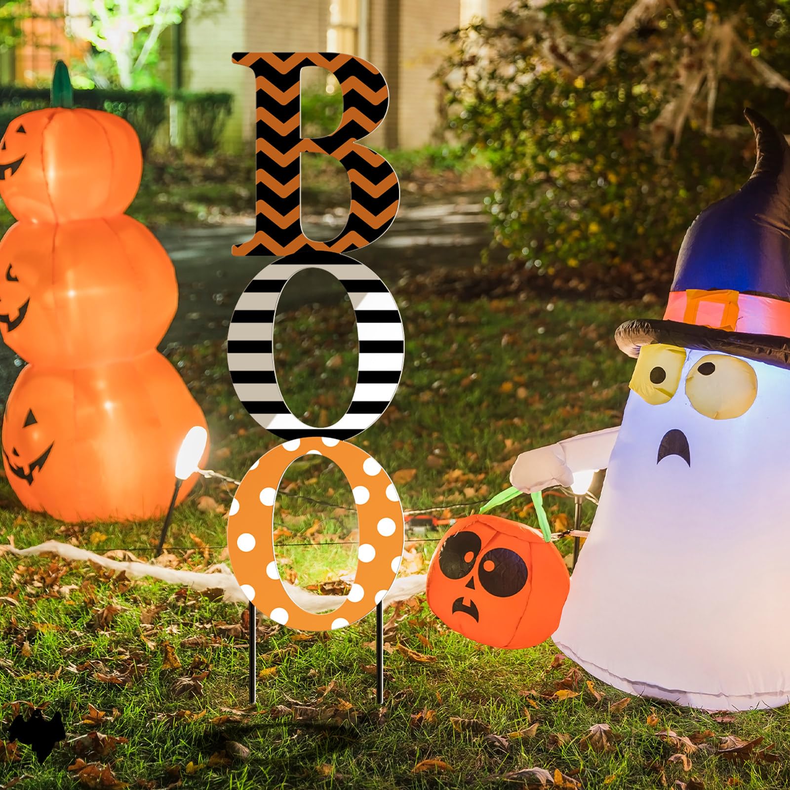 MorningRo Boo in nighttime setting with lights showing atmospheric curb impact
