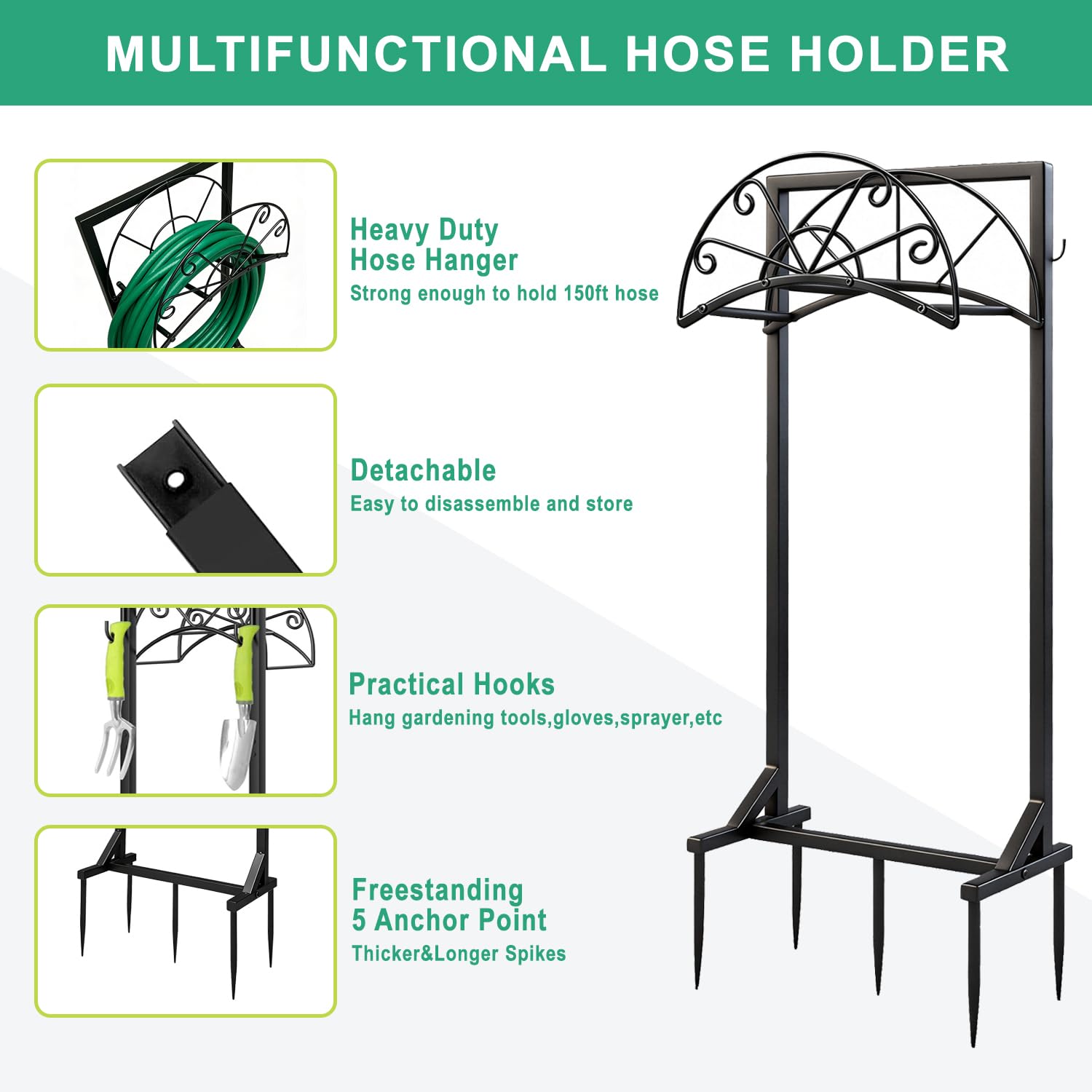 MOSIKEN base detail with five anchors for improved stability and balance