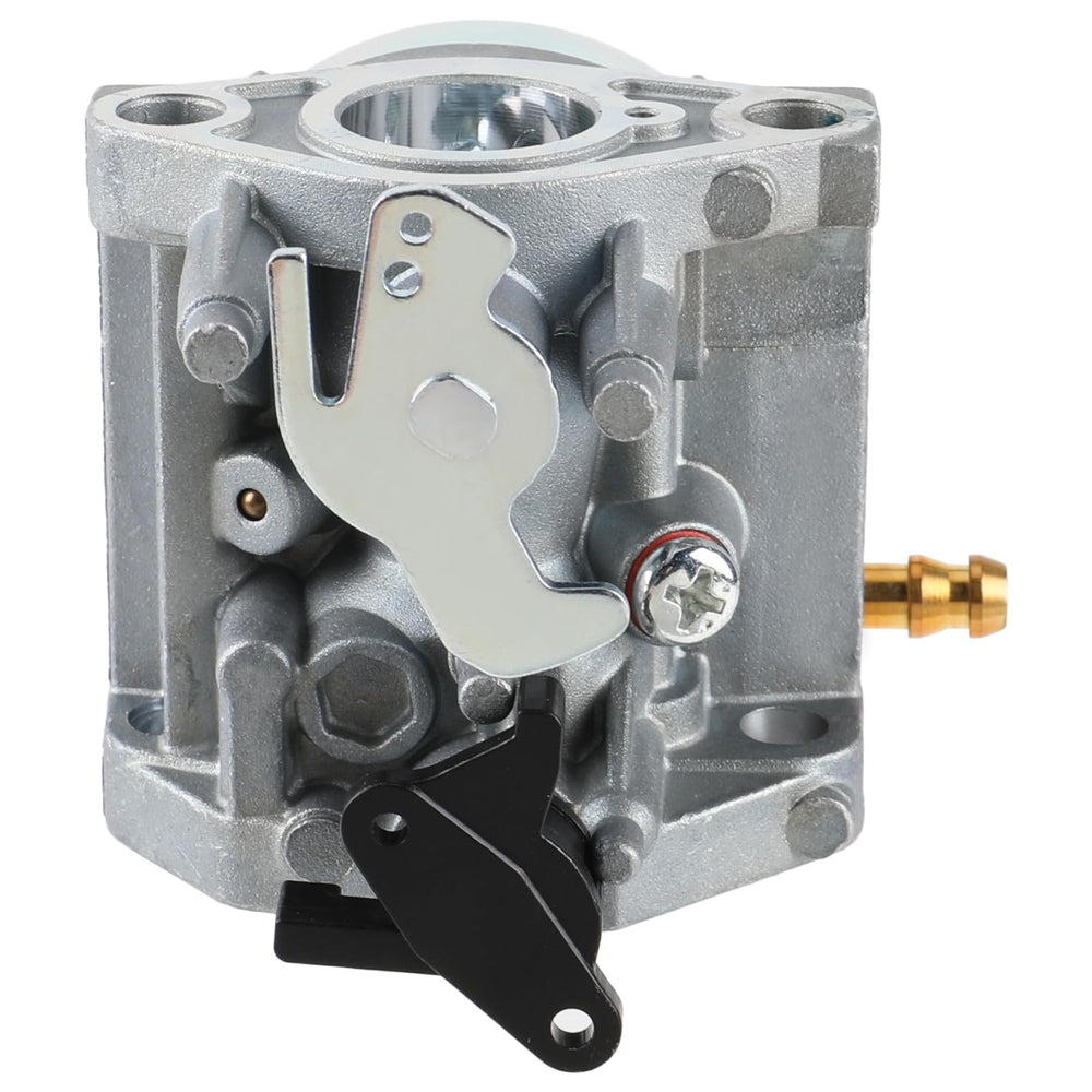 MOTOALL carburetor base and mixing chamber internal view indicating clean fuel passage