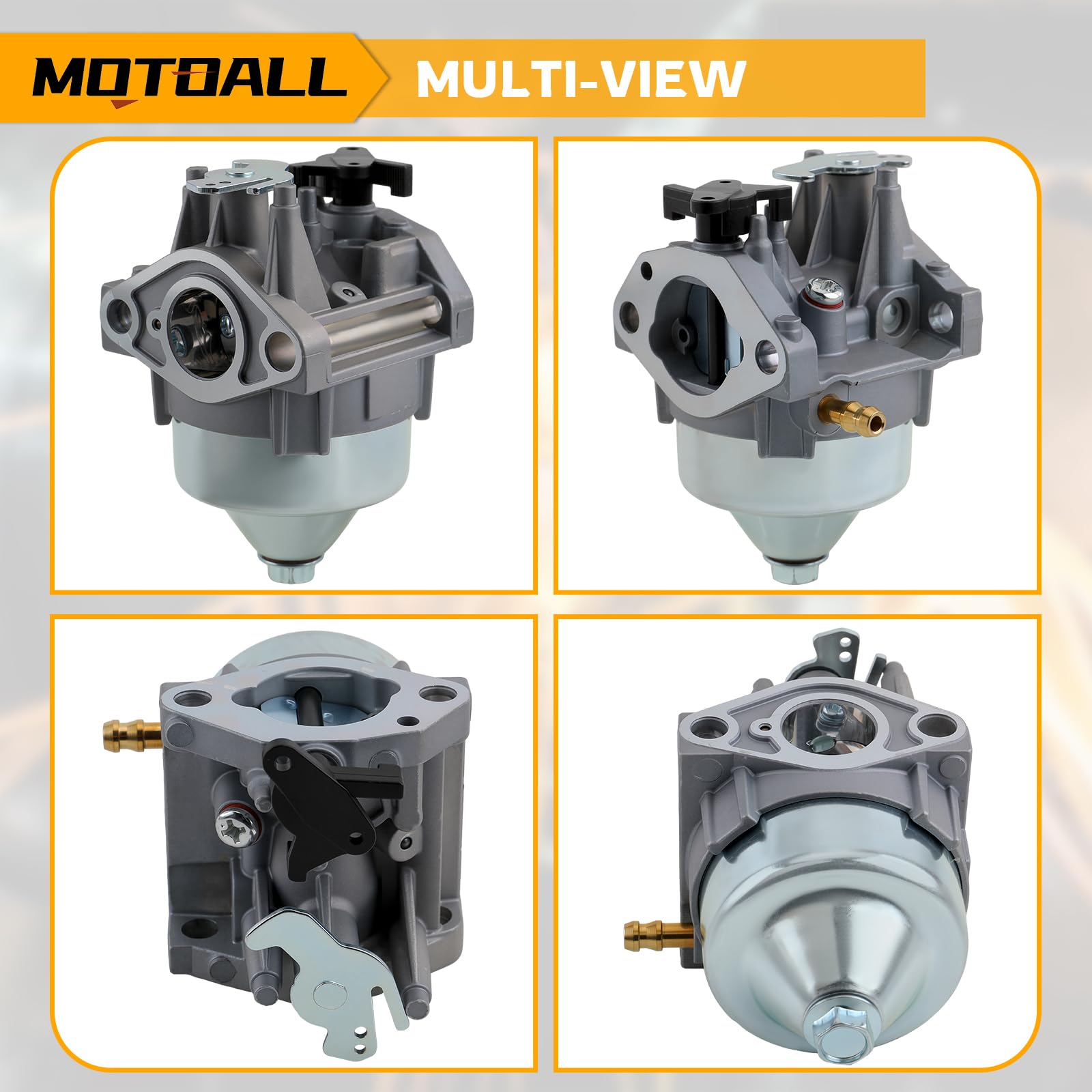 MOTOALL carburetor installed on a Ryobi pressure washer Honda engine demonstrating compatibility