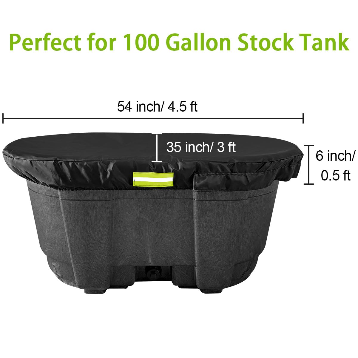 MQLD Rubermaid installed on a 100 gallon tank protecting water