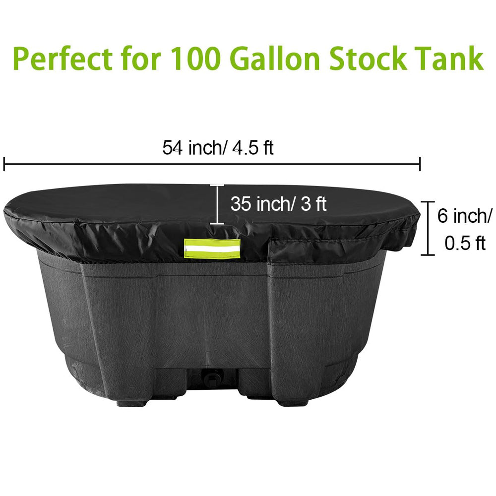 MQLD Rubermaid installed on a 100 gallon tank protecting water