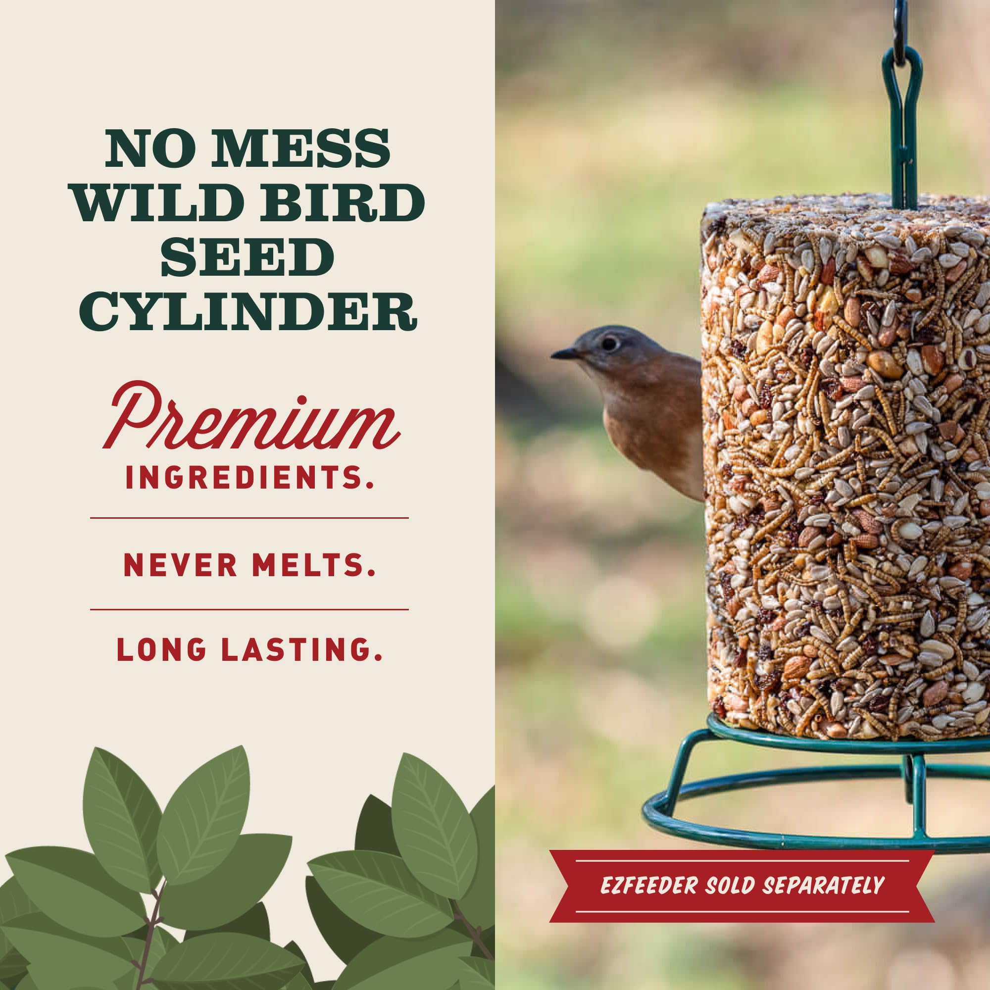 Mr. Bird cylinder side texture showing solid no-mess finish