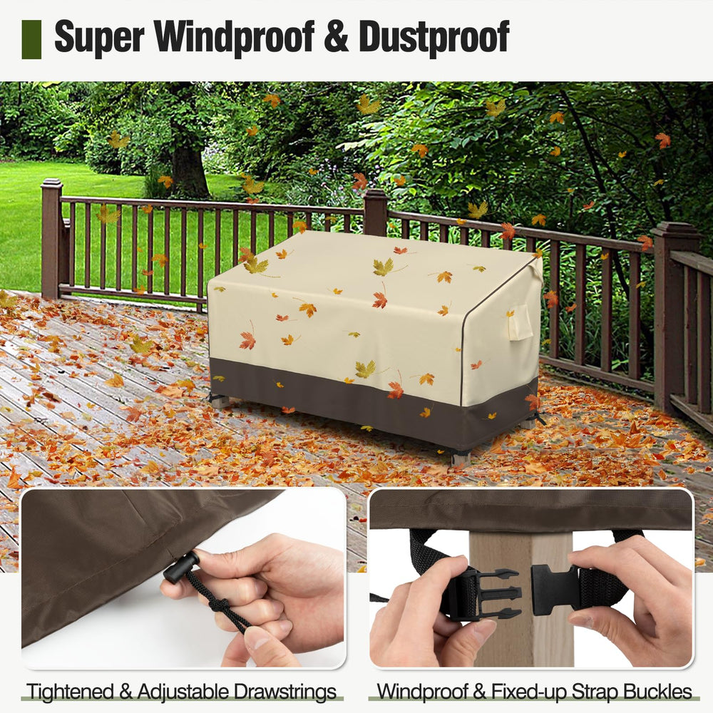 MR. COVER buckles and drawstring ensuring windproof secure fit
