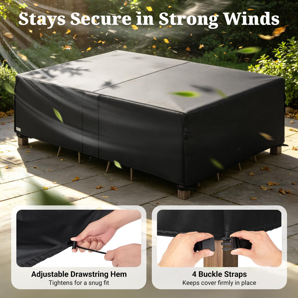 MR. COVER reinforced seam close-up for long-lasting durability