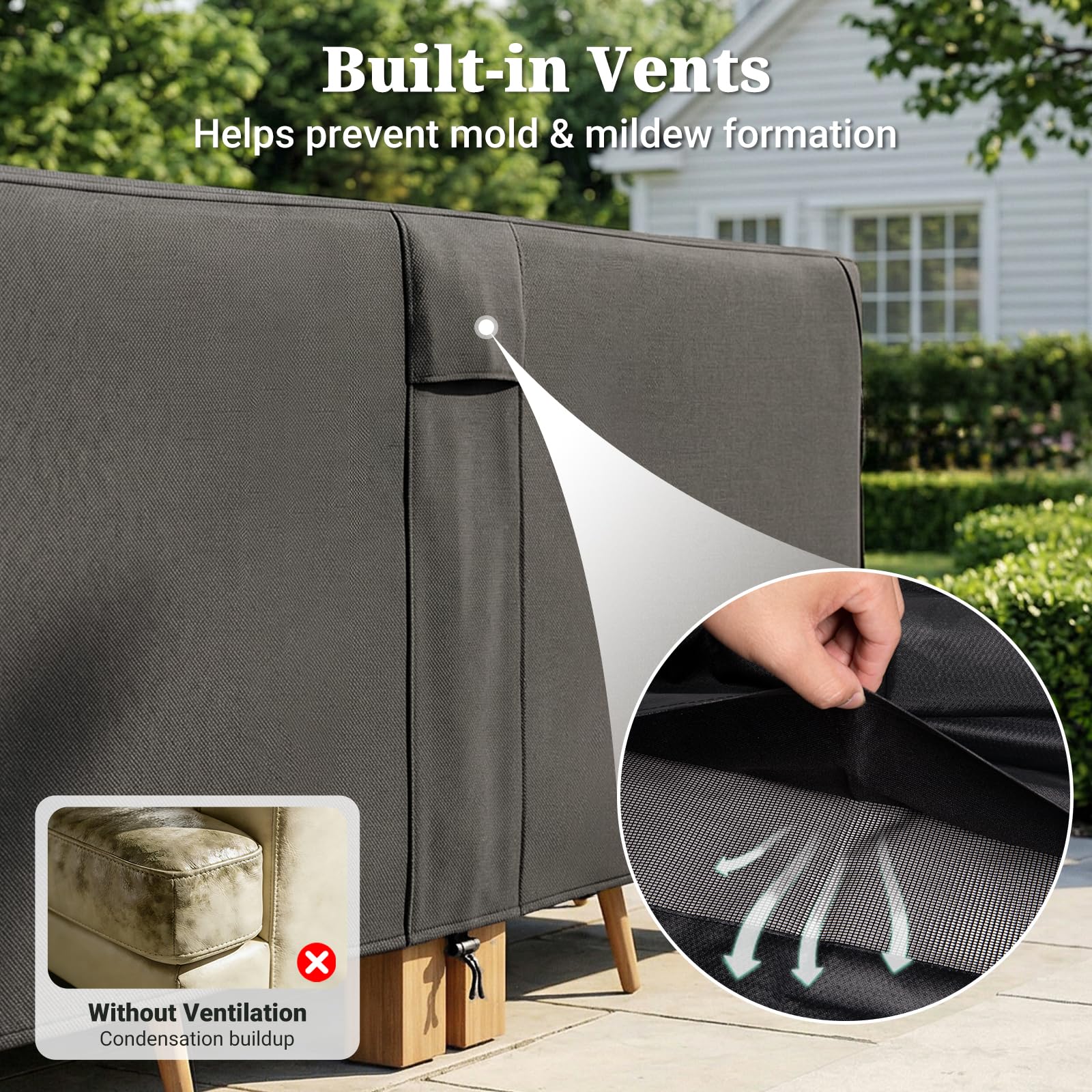 MR.COVER folded compact for easy storage and seasonal protection