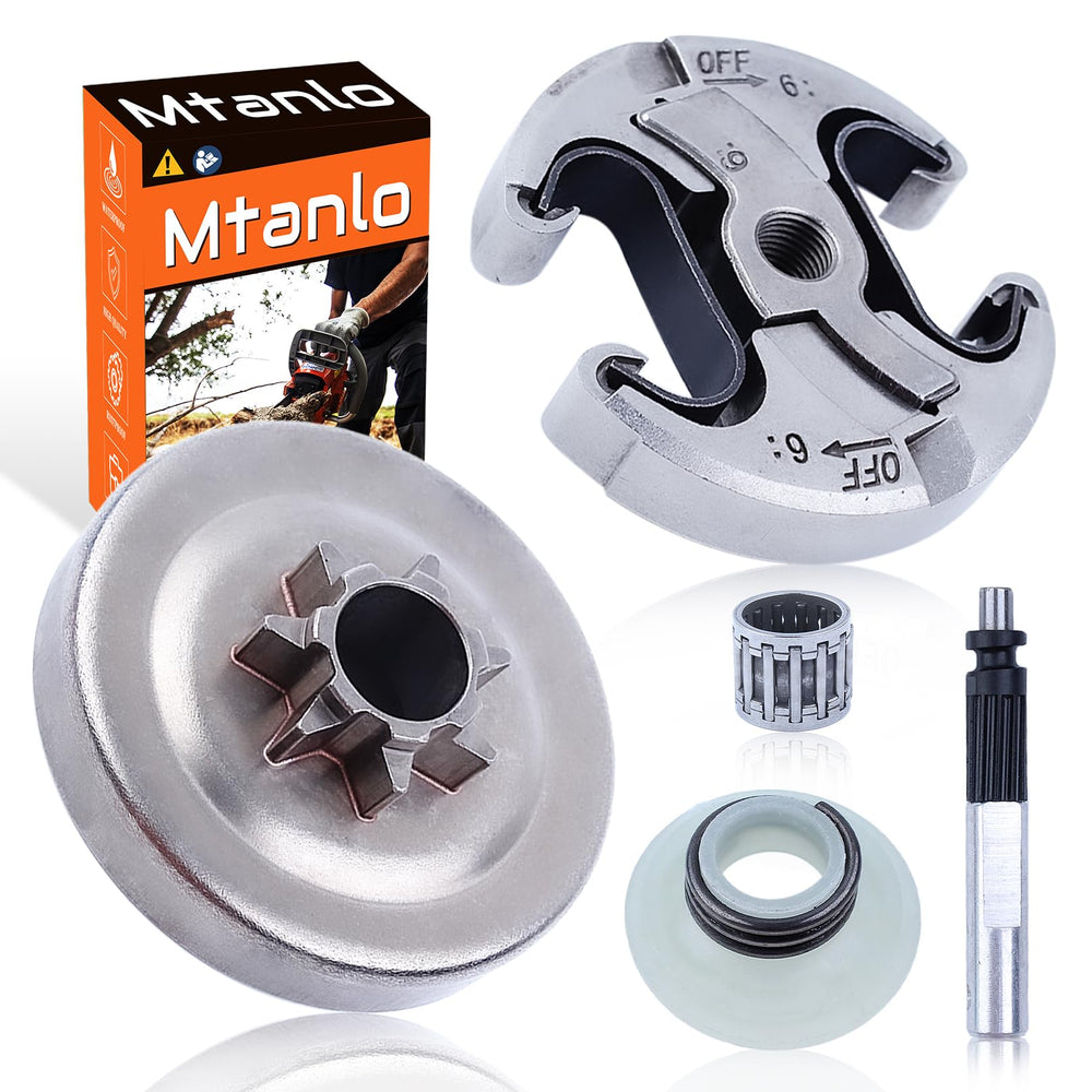 Mtanlo front view clutch drum showing tooth profile and precise machining for reliable drive