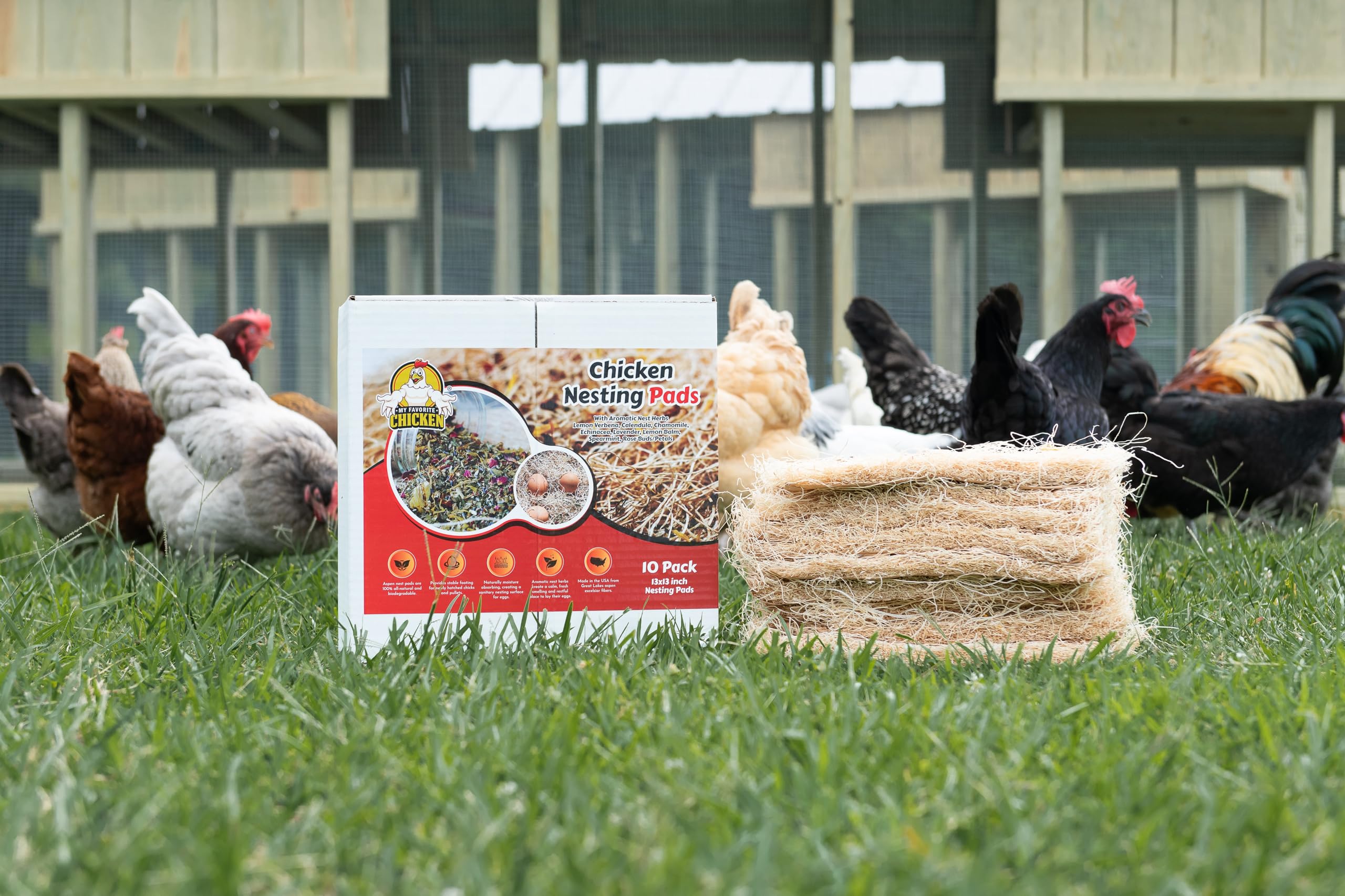 My Favorite Chicken product label highlighting made in USA quality