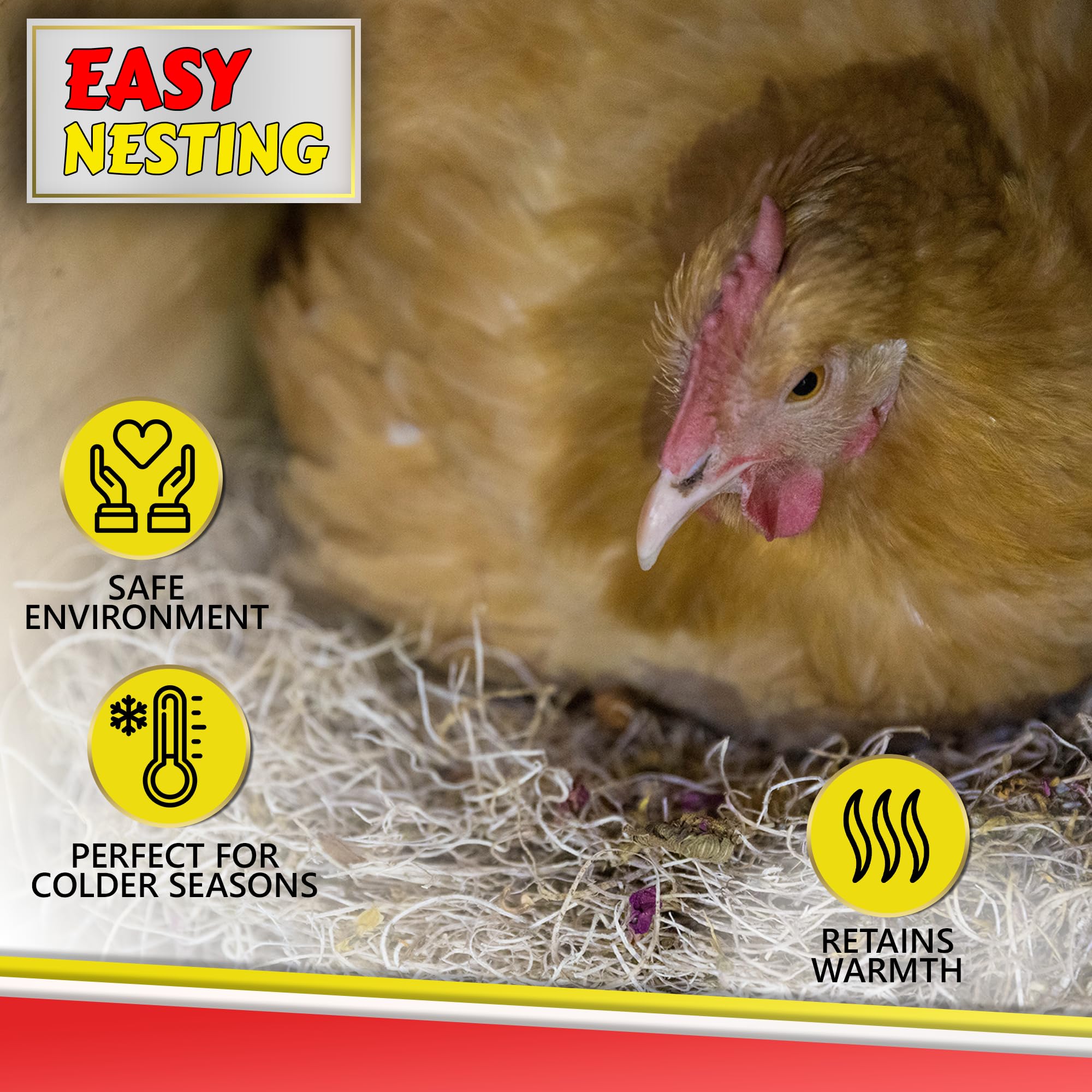 My Favorite Chicken pad next to ruler showing 13x13 inch size