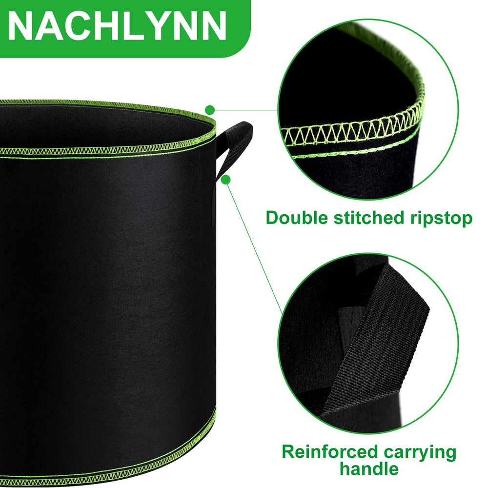 NACHLYNN handle detail with reinforced stitching for safer lifting