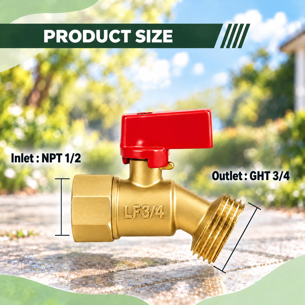Napredak spigot thread detail highlighting inlet and outlet threads for correct fit