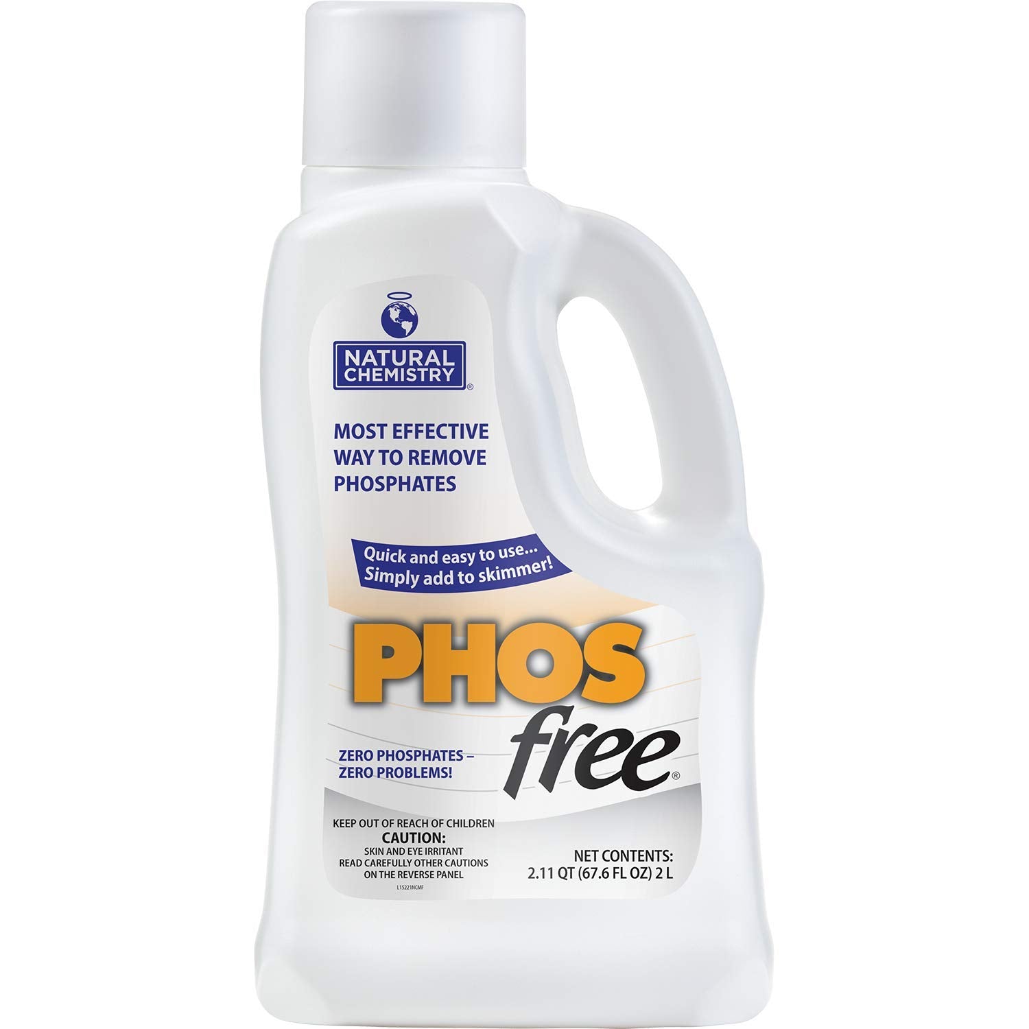 Natural Chemistry Phosfree bottle front view showing label and precise dosing benefit