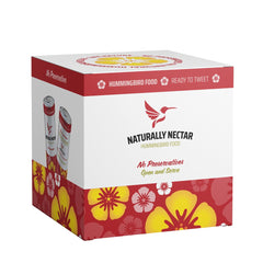 NATURALLY NECTAR pouring into hummingbird feeder with no spills, convenient use