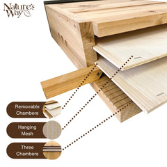 Nature's Way nylon hanging mesh close-up providing secure, rust-free grip