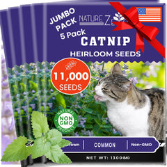 NatureZ Edge front packaging showing seed packet and labeling benefit