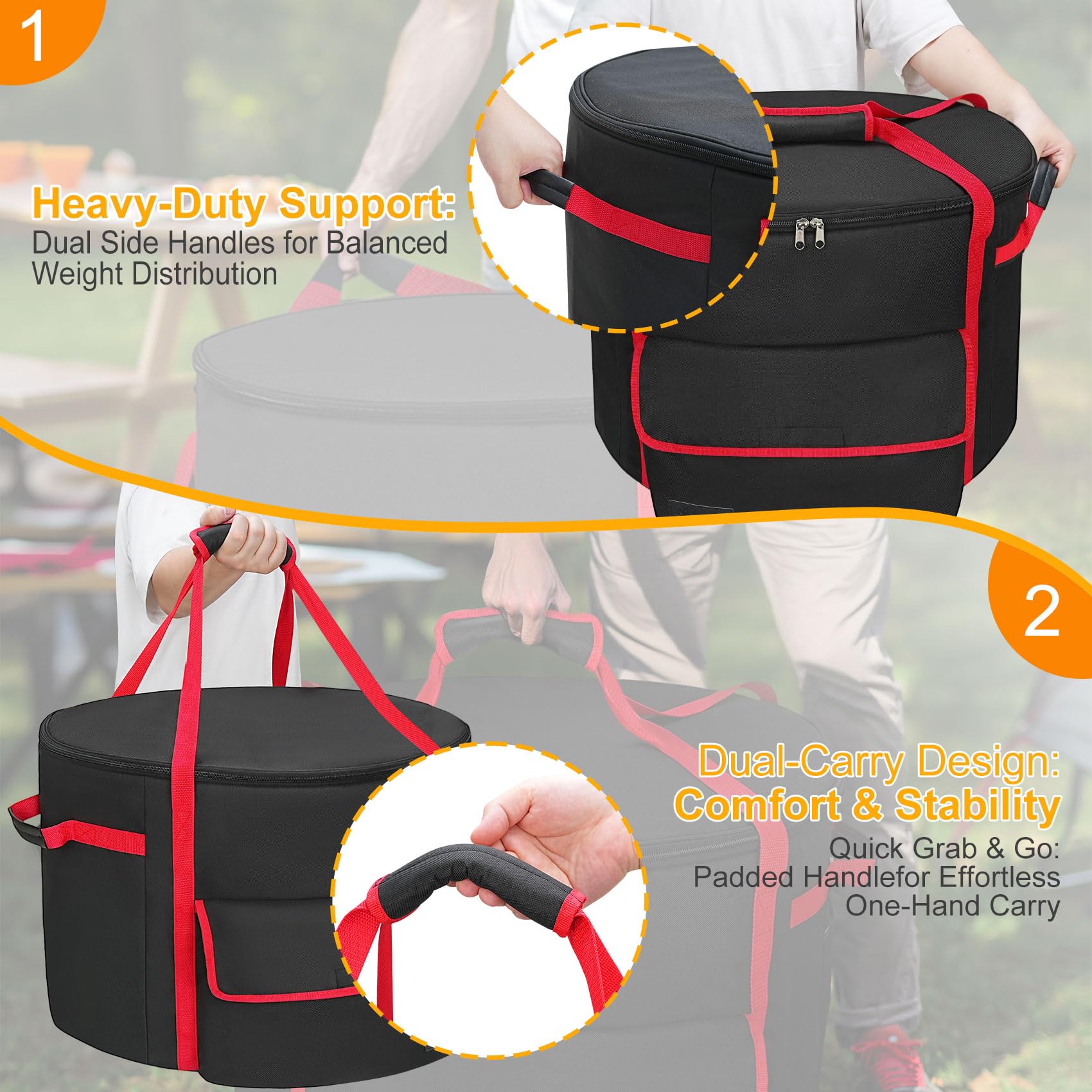 NettyPro case with firebowl inside showing size fit, clear scale for compatibility benefit