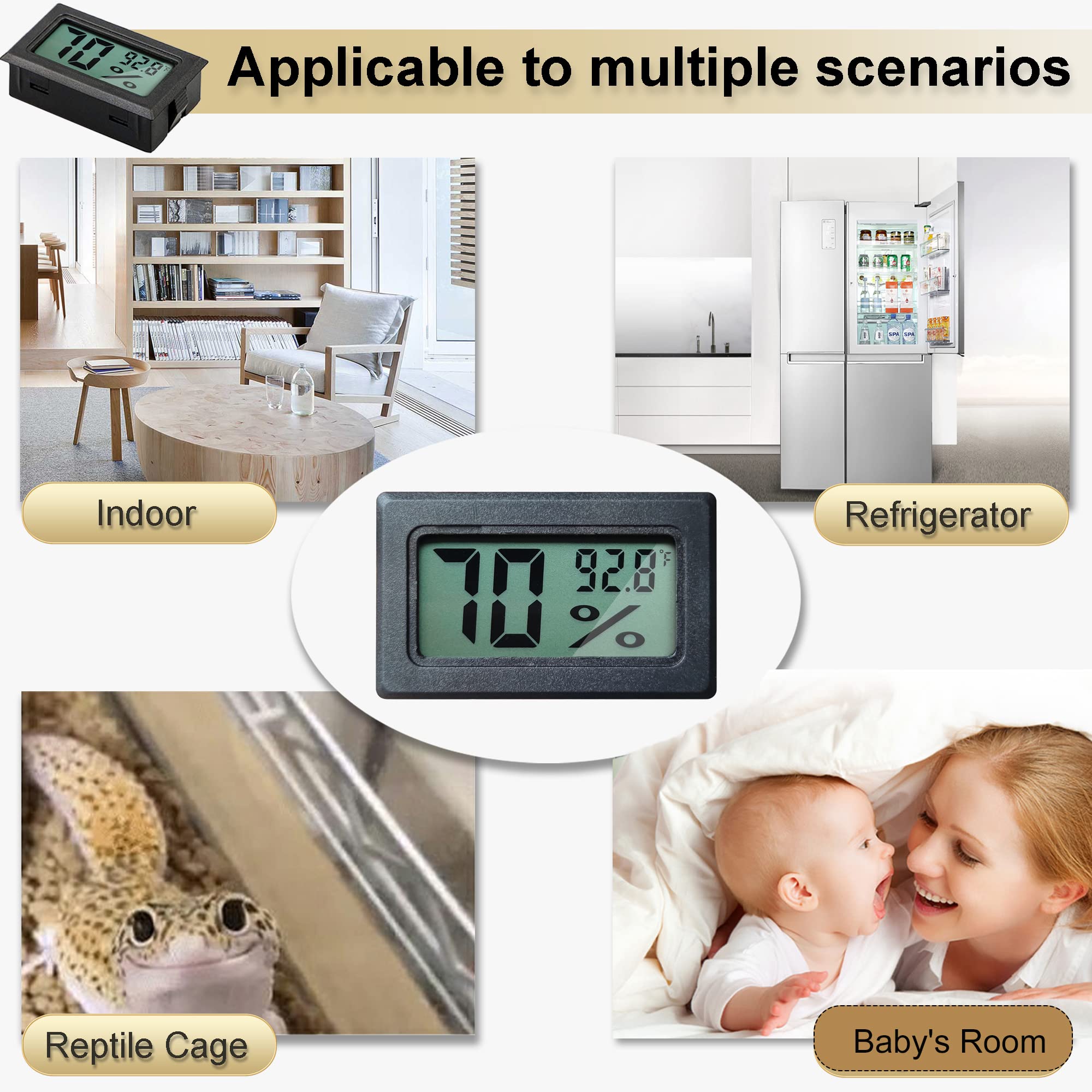 Newlight66 on home desk demonstrating convenient room monitoring and comfort awareness