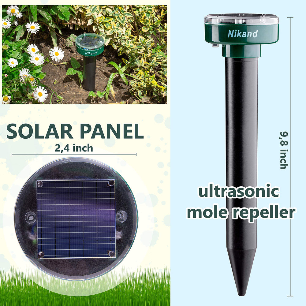 NIKAND close-up of solar panel for reliable charging and low maintenance