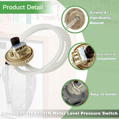 Ninayu pressure switch connector close-up highlighting plug style for easy wiring