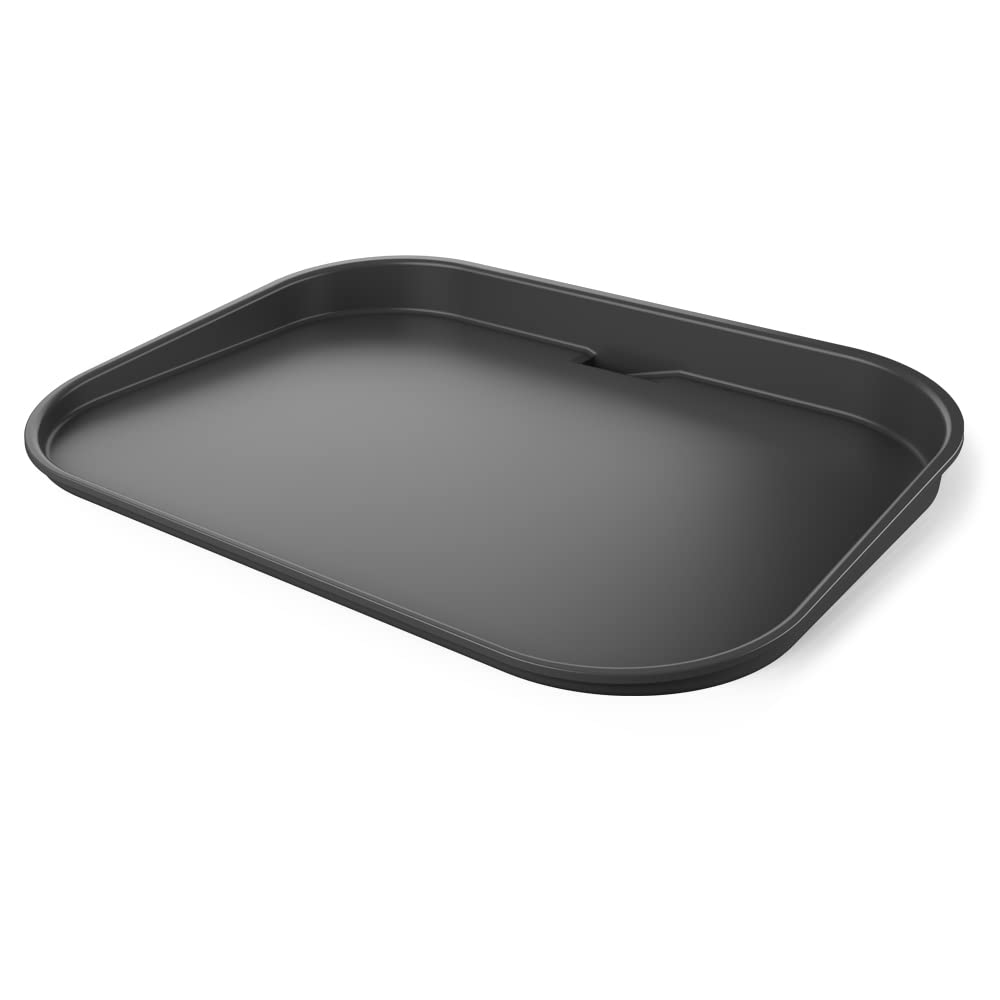 Ninja griddle front view showing clean flat surface and click-in edges for secure fit