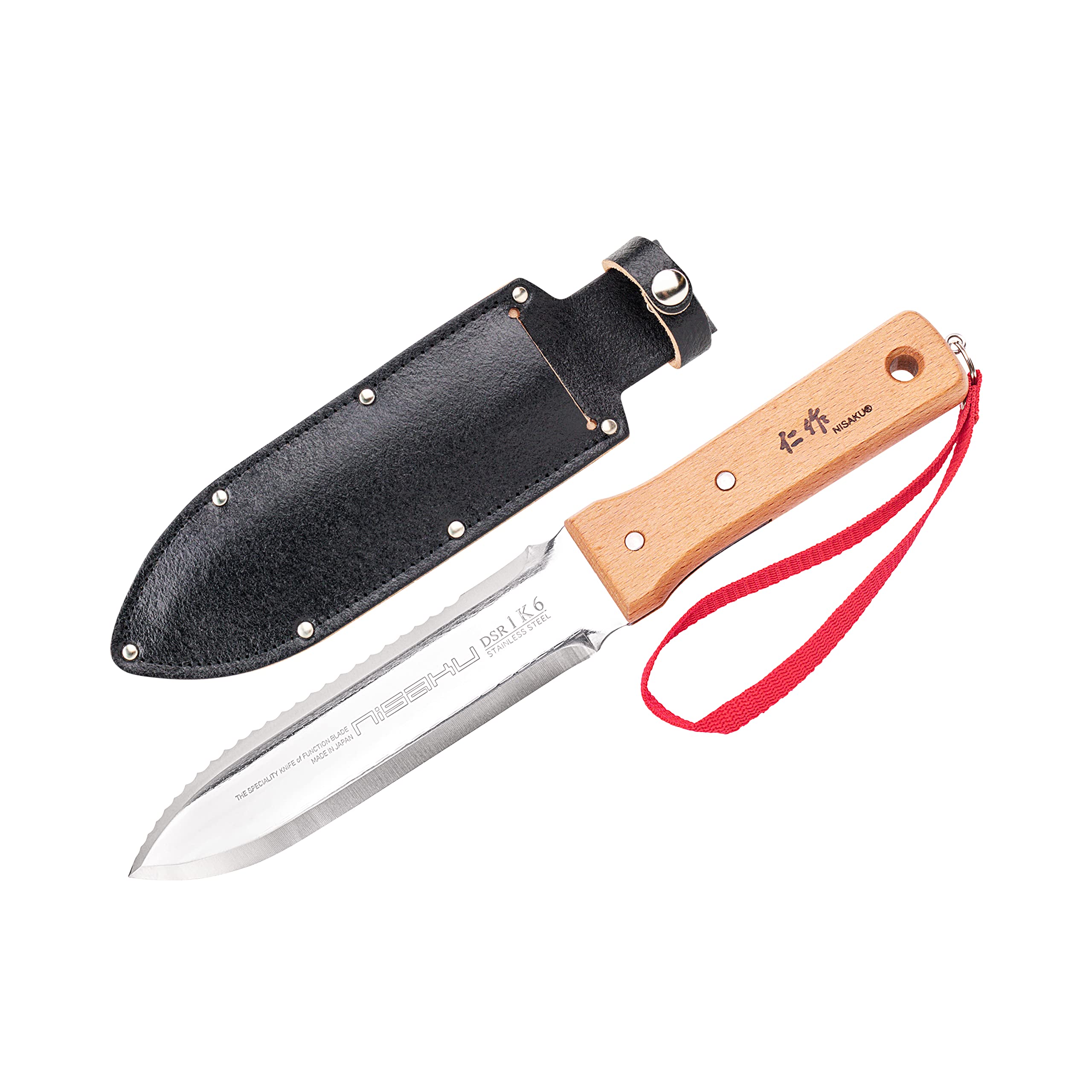 nisaku front view of blade and handle showing durable construction and versatility