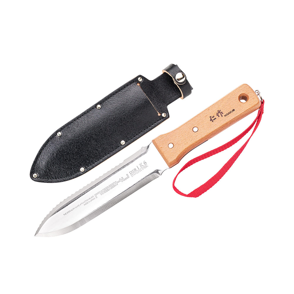 nisaku front view of blade and handle showing durable construction and versatility