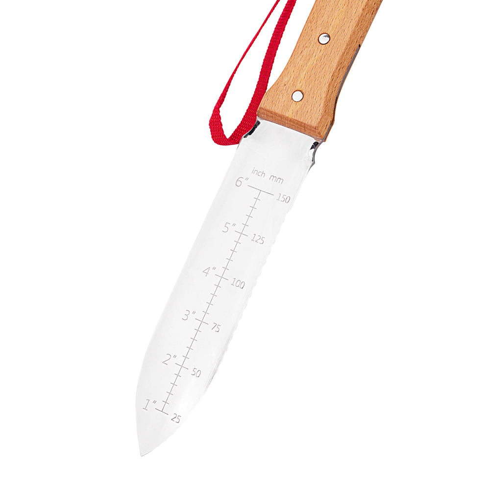 nisaku serrated edge detail cutting roots and tough plant material effectively