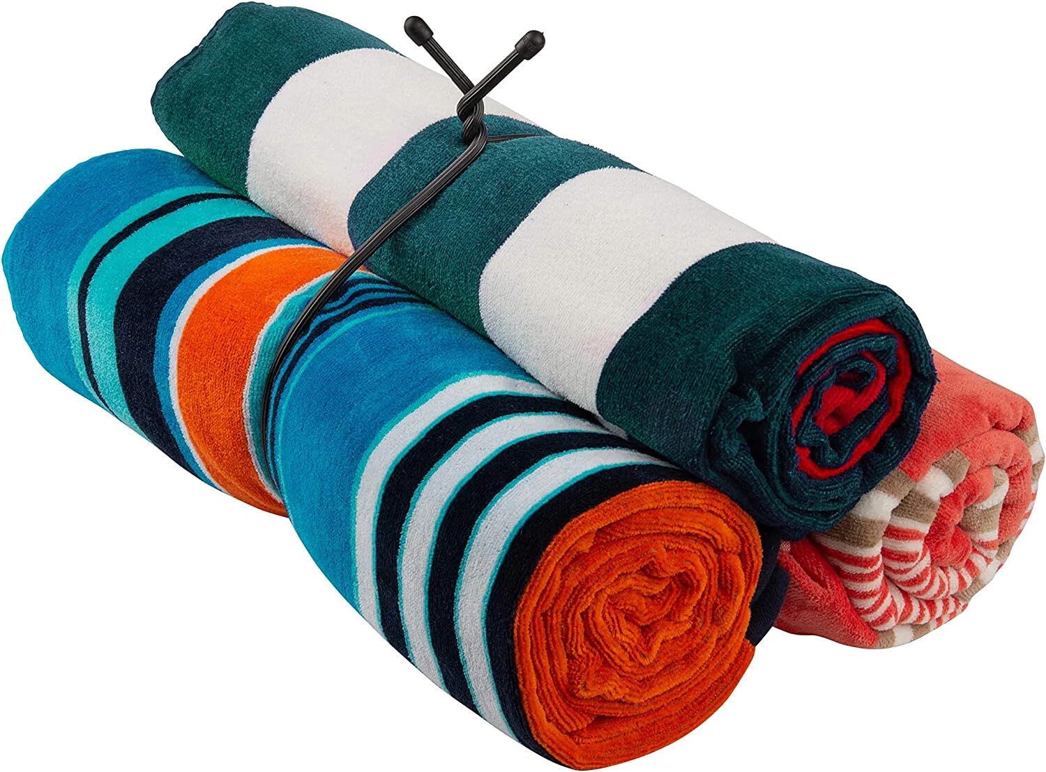 Nite Ize bundling desk cords with gear ties for neat cable organization