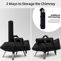NOELIFE top chimney bag holding disassembled chimney for tidy transport