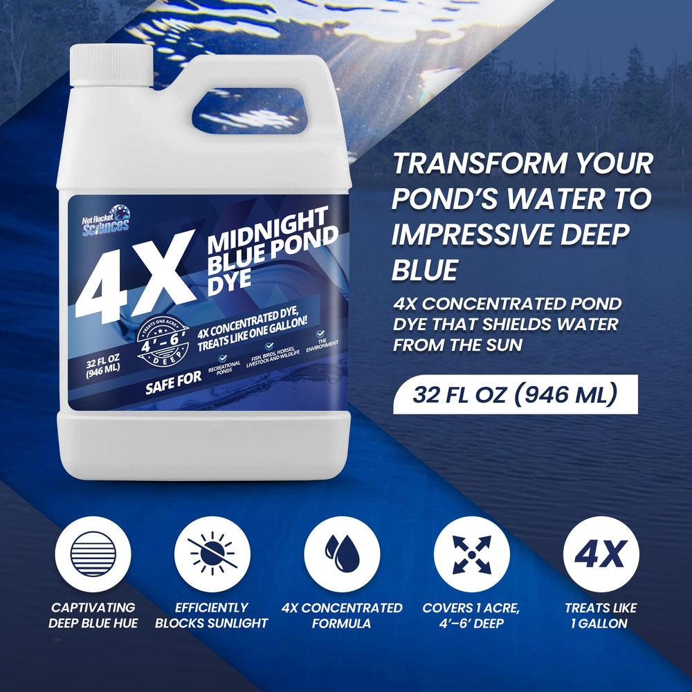 Not Rocket Sciences being poured into pond edge showing easy application and quick dispersion