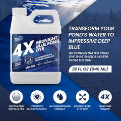 Not Rocket Sciences being poured into pond edge showing easy application and quick dispersion
