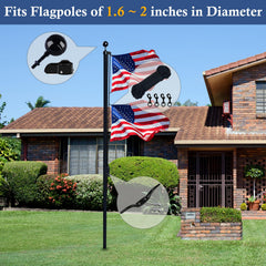 NQ 3-inch black ball topper close-up highlighting decorative finish and light mounting